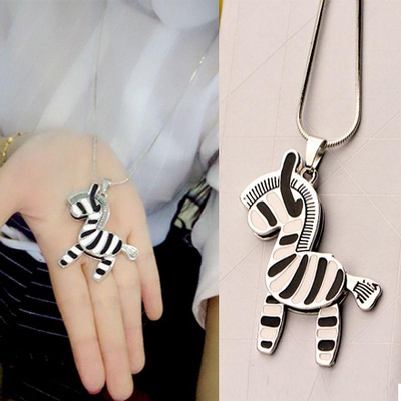 

Long Fall and Winter South Korea Clothes Accessories Female Pendant Necklace Pony