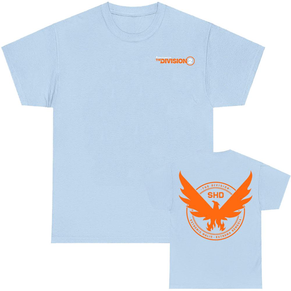 Game Tom Clancy's The Division 2 SHD Tees Short Sleeve Summer O-neck Male T-shirt Casual Fashion Design Graphic Print Merch