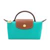 Le Pliage Recycled Canvas With Leather Canvas Bag, Dumpling Bag, Handbag Women's Lake Aqua Green 34175089P70