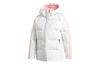 Down Jackets Women's White Hooded Moderate Quilted Down Jacket GF0002