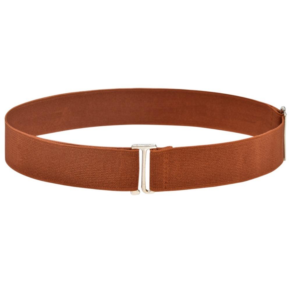 Casual Knitted Pin Elastic Belts Buckle Sweater Band Tuck Fashion Braided Belts  Men Women