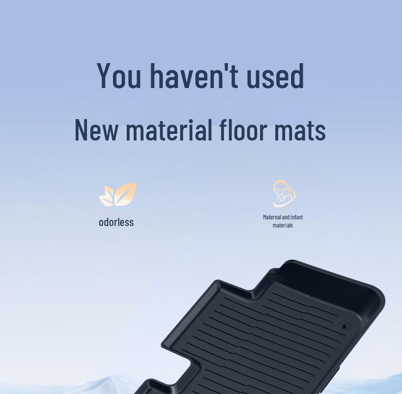 Tesla Model Y/3 Waterproof, Dirt-Resistant TPE Floor Mats - Easy to Clean, New Version
