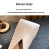 Black Soft Leather Square Toe Low-Cut Women’s Shoes - 2025 Stylish Niche Designer, Available in Large Sizes