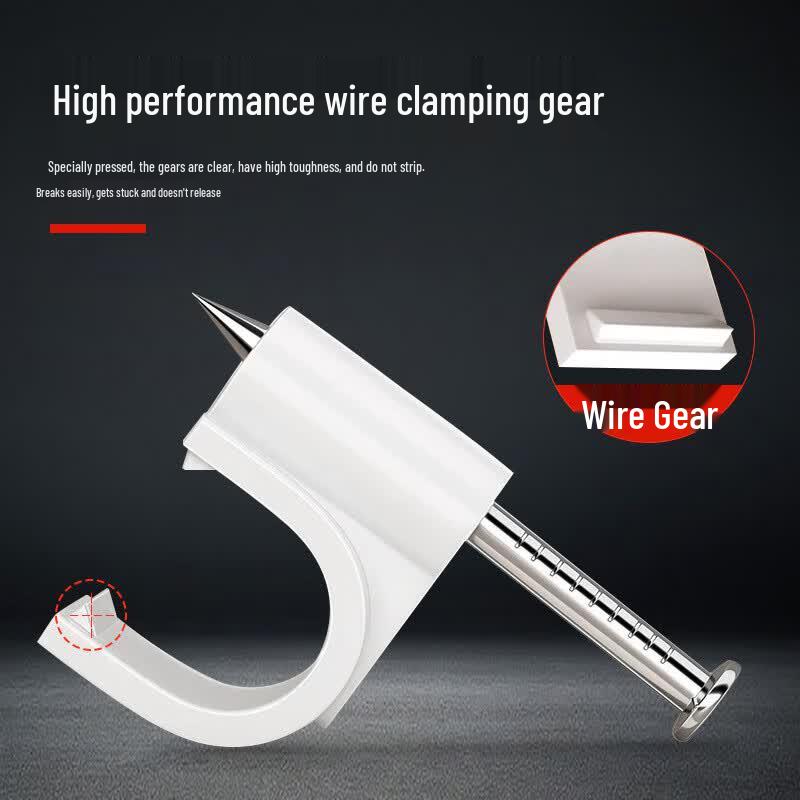 Nuan Zhi Yuan Round Steel Nail Cable Clips