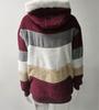 Women's Loose Fit Multi-Color Plush Hooded Jacket - Autumn/Winter 2021