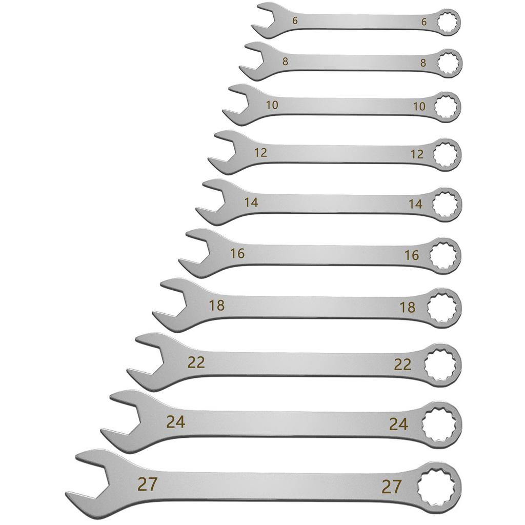 Ultra Thin Double Use Wrench for Tight Spaces Various Repair Needs High Strength Steel Construction Mechanical Work