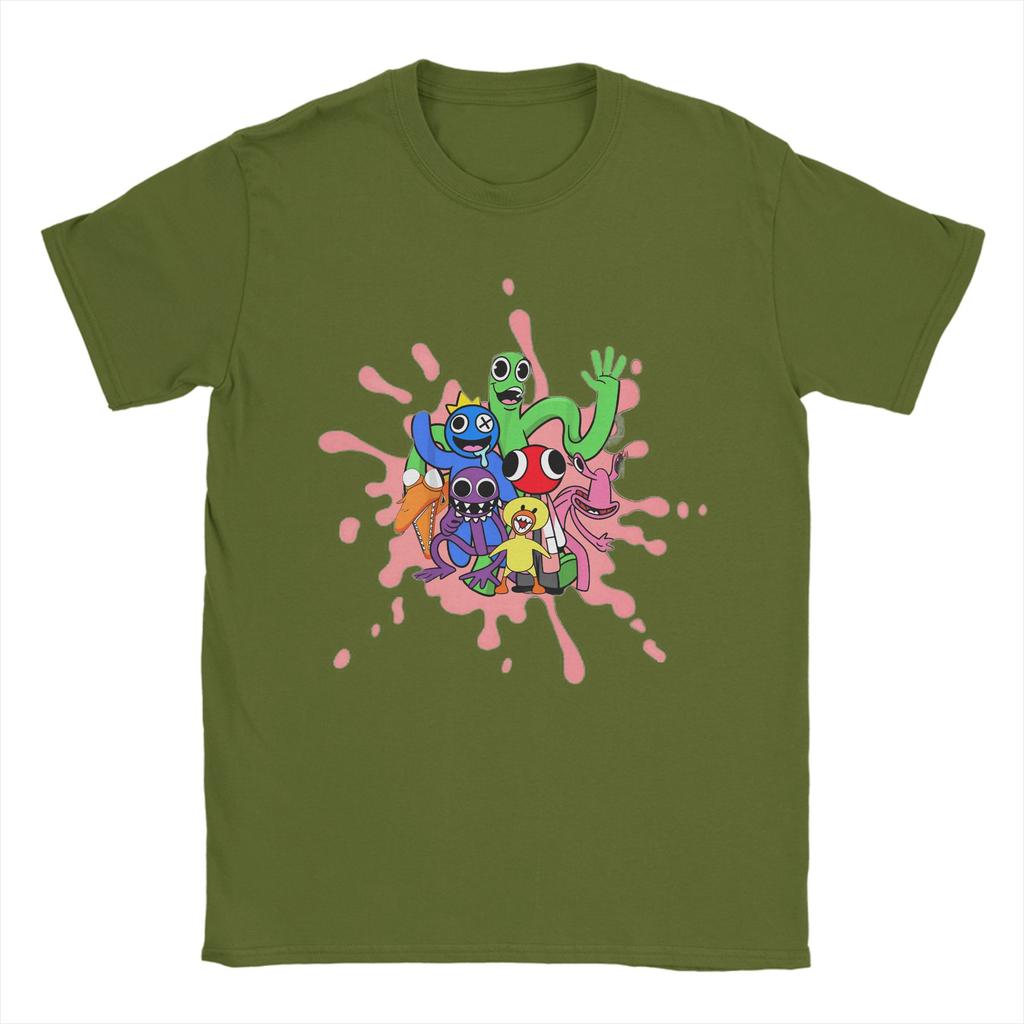 Garten von Banban Freunde Charaktere T-Shirt Sommer 100% Baumwolle T-Shirts Für Unisex Hip Hop Freizeit T-Shirt Kurzarm Vintage T-Shirts
