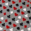 5D Embossed Black Red Poker Nail Stickers Cartoon-Style Matte Self-Adhesive Decals with Hearts Spades & for Manicures Disposable Nail Art Decorations