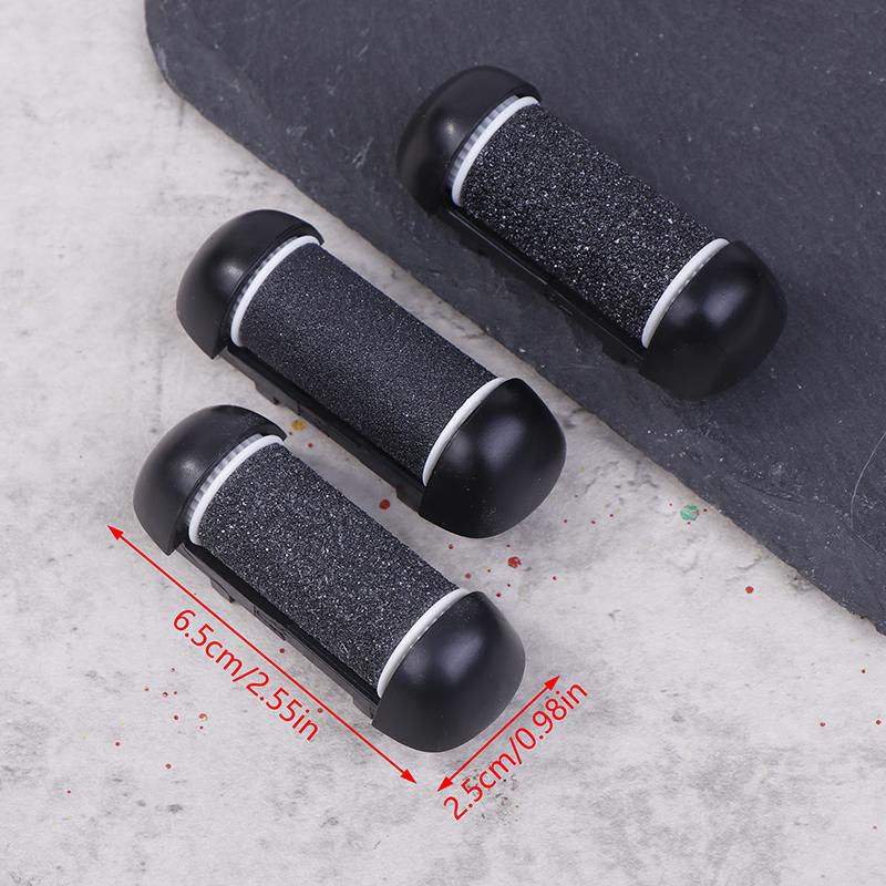 3Pcs Foot Care Tool Heads Dead Hard Skin Callus Remover Refills Grinder Replacement Rollers File Feet Care Tool