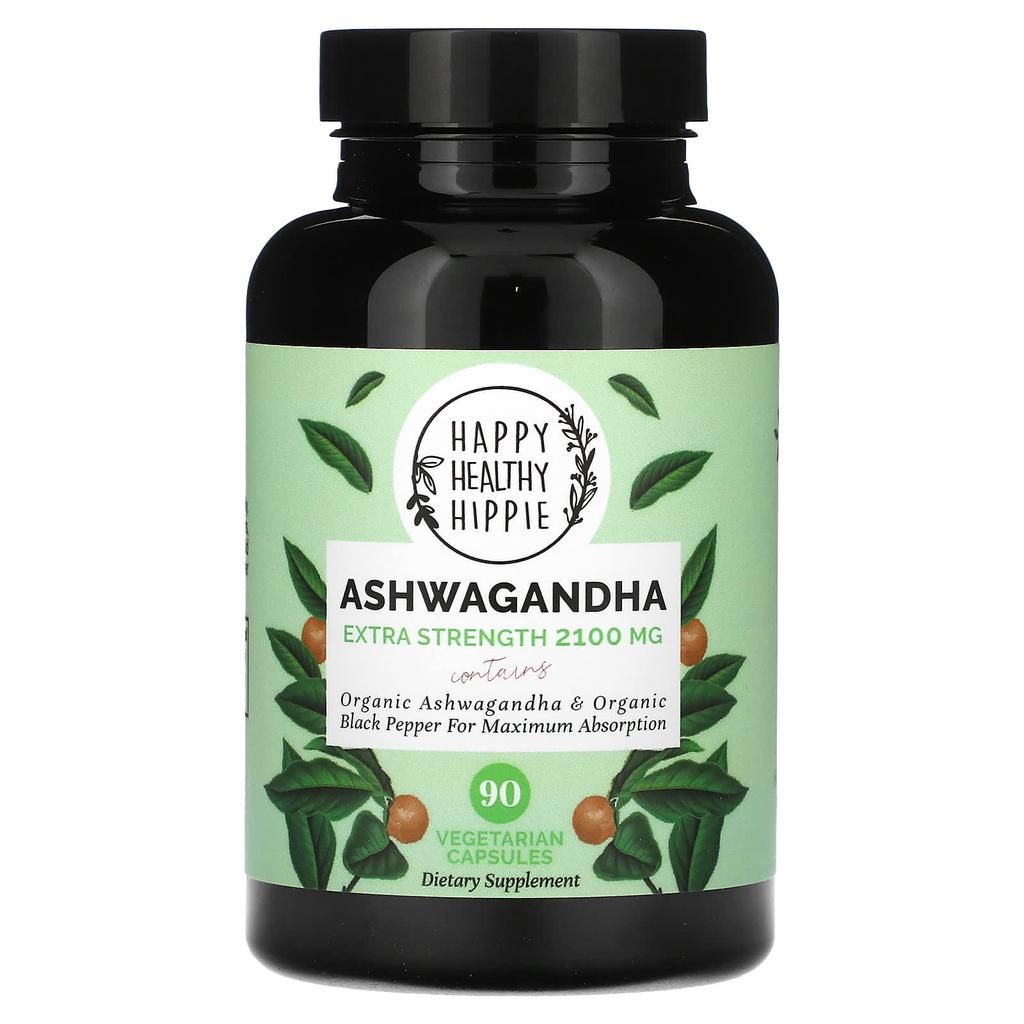 Ashwagandha, Extra Strength, 2,100Mg, 90 Veggie Caps