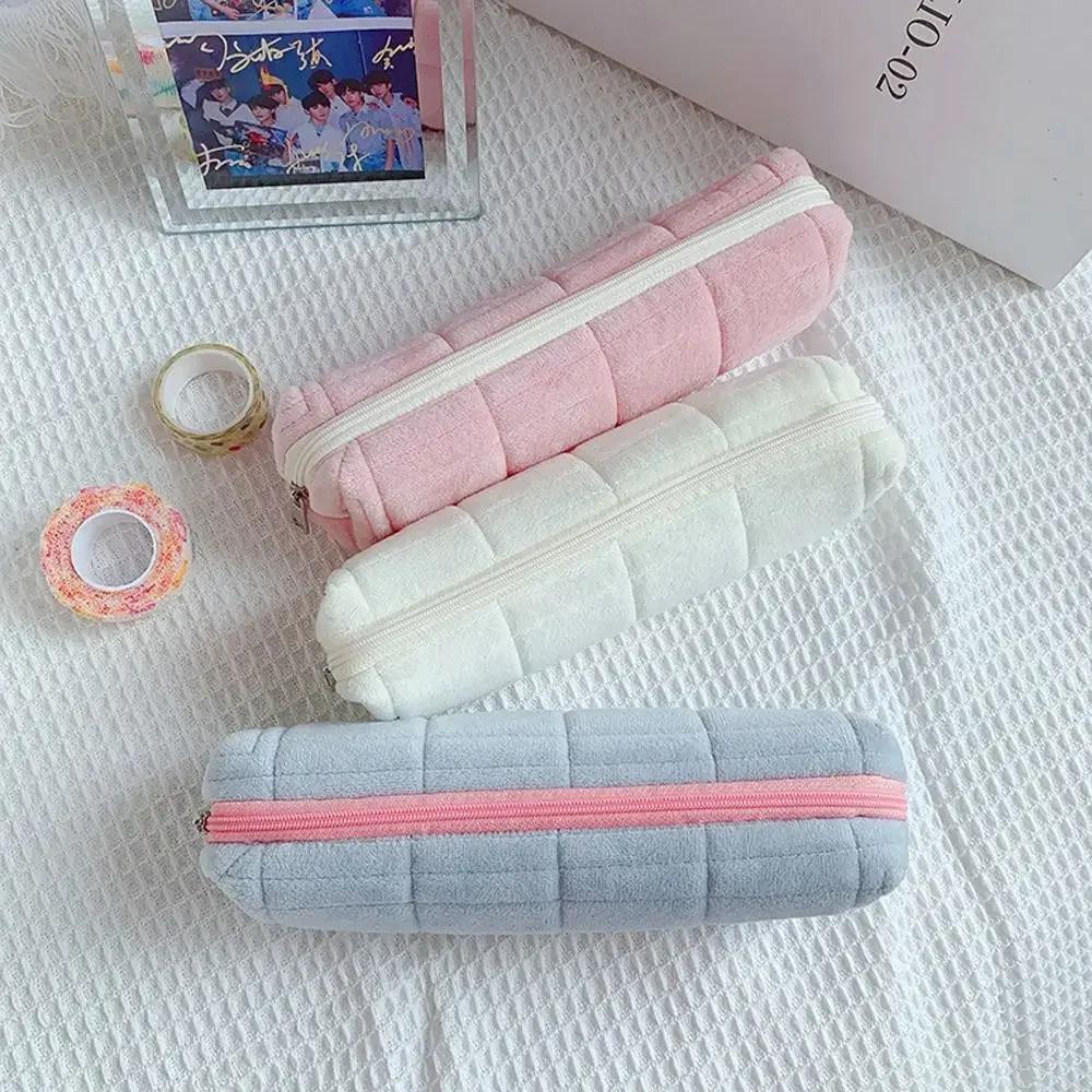 Cartoon Simple Portable Pillow Pillow Bag Pencil Bag Stationery Box Large Capacity Student Storage Stationery Case