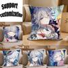 Yaoguang Honkai Star Rail Square Sofa Pillow Cover Solid Color Living Room Home Decor Cushion Case