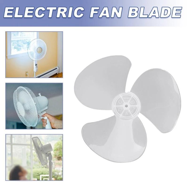 1 Set Electric Fan Diy Accessories Big Wind Plastic Fan Blade 3 Leaves For Midea And Other 16Inch 400Mm Fans Parts