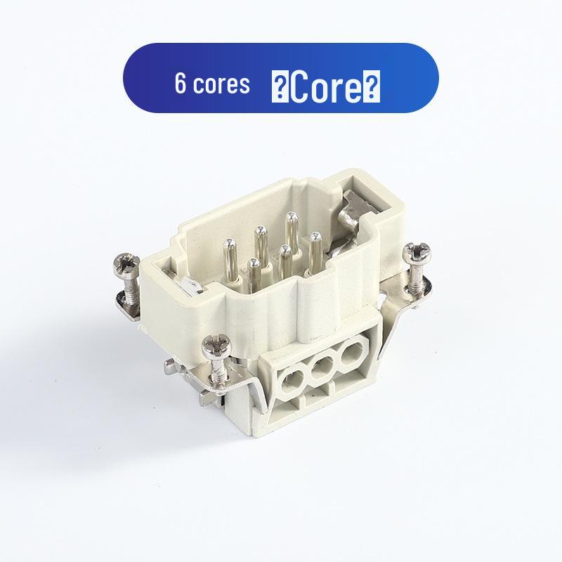 Heavy-Duty Rectangular Aviation Connector Plug & Socket: 6, 10, 16, 24, 32 Pin Options