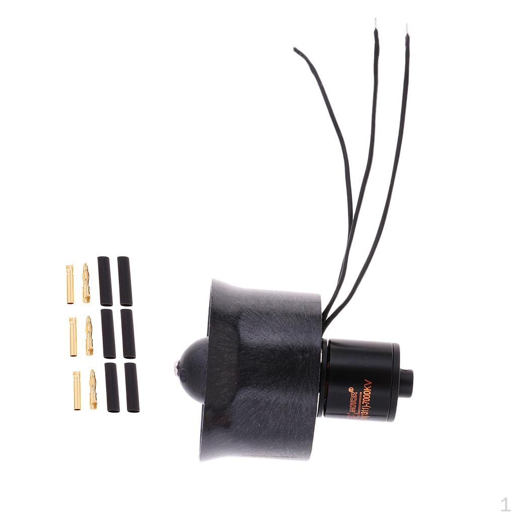 

30mm Ducted Fan Unit 6 Impellers With 7000KV Brushless DC Motor Kit For Remote Control Helicopter