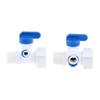 1/2 Thread To 1/4 3/8 Quick Connect Water Purifier Diverter Valve Ro Feed Ball Valve For Ro Water Filter System Home Kitchen