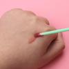 50-Pack Disposable Lip Brushes - Portable Solid Lipstick, Lip Gloss, and Makeup Cleaning Swabs