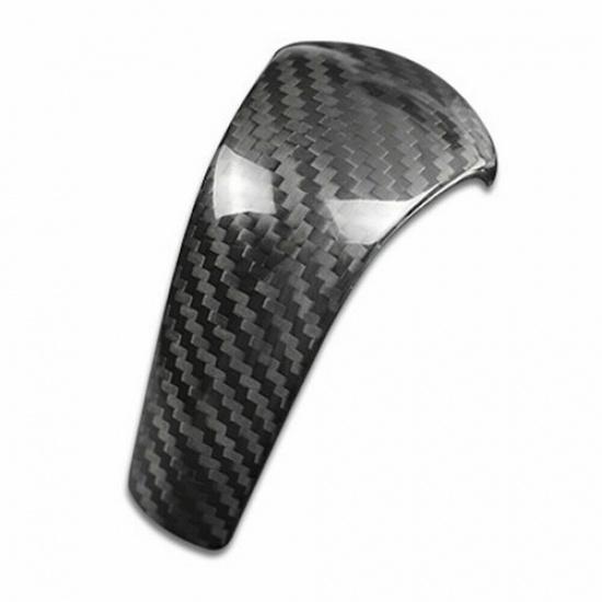 Real Carbon Car Gear Shift Knob Cover Trim Fit For Mazda3 Axela