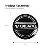 4PCS Car Hub Caps Rim Center Caps Badge Stickers Auto Accessories Suitable for Volvo S40 S60 S80l Xc60 Xc90 V40 V60 V50 V90 V70 CUG1