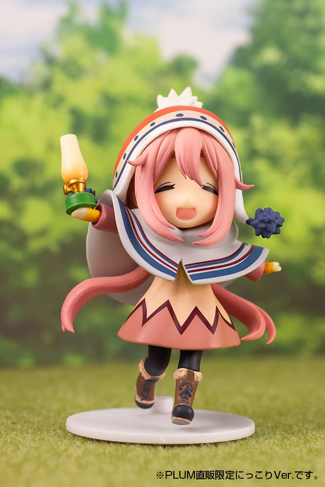 [Limited Edition] Yuru Camp Season 2 Mini Figure: Nadeshiko Kagamihara Smiling Ver. Approximately 70mm Tall, Pre-painted, PVC Figure