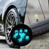 8 Stück selbstleuchtende leuchtende fluoreszierende Ventilkappen Nachtleuchtende Reifenventilschaftabdeckung Nacht