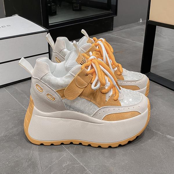 

Fashion Womens Trainers Summer Sneakers Woman-shoes Shoes Platform Running 2025 Casual Roses Thick Sole Increased Internal Women s Sneak 35