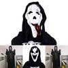 Vyděste své přátele naším kostýmem s maskou Dospělý Výkřik, obličej ducha, Cosplay kostým, perfektní pro Halloween!
