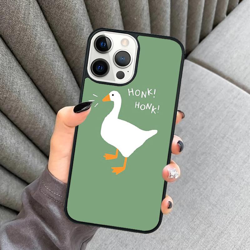 

Funny Cartoon Duck Phone Case For iPhone 17 Air 16 16e 15 13 14 Pro Max 11 12 Plus 2022 MAX Shell Cover coque iPhone 16plus