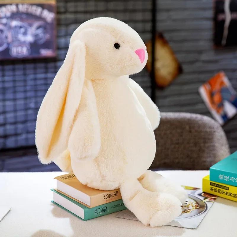 30cm Cute Plush Toy Stuffed Toy Rabbit Doll Babies Sleeping Companion Cute Plush Long Ear Rabbit Doll Children's Gift