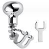 PLEAVIT Steering Wheel Spinner for Marine Boats, Yachts, and Boats (Silver)