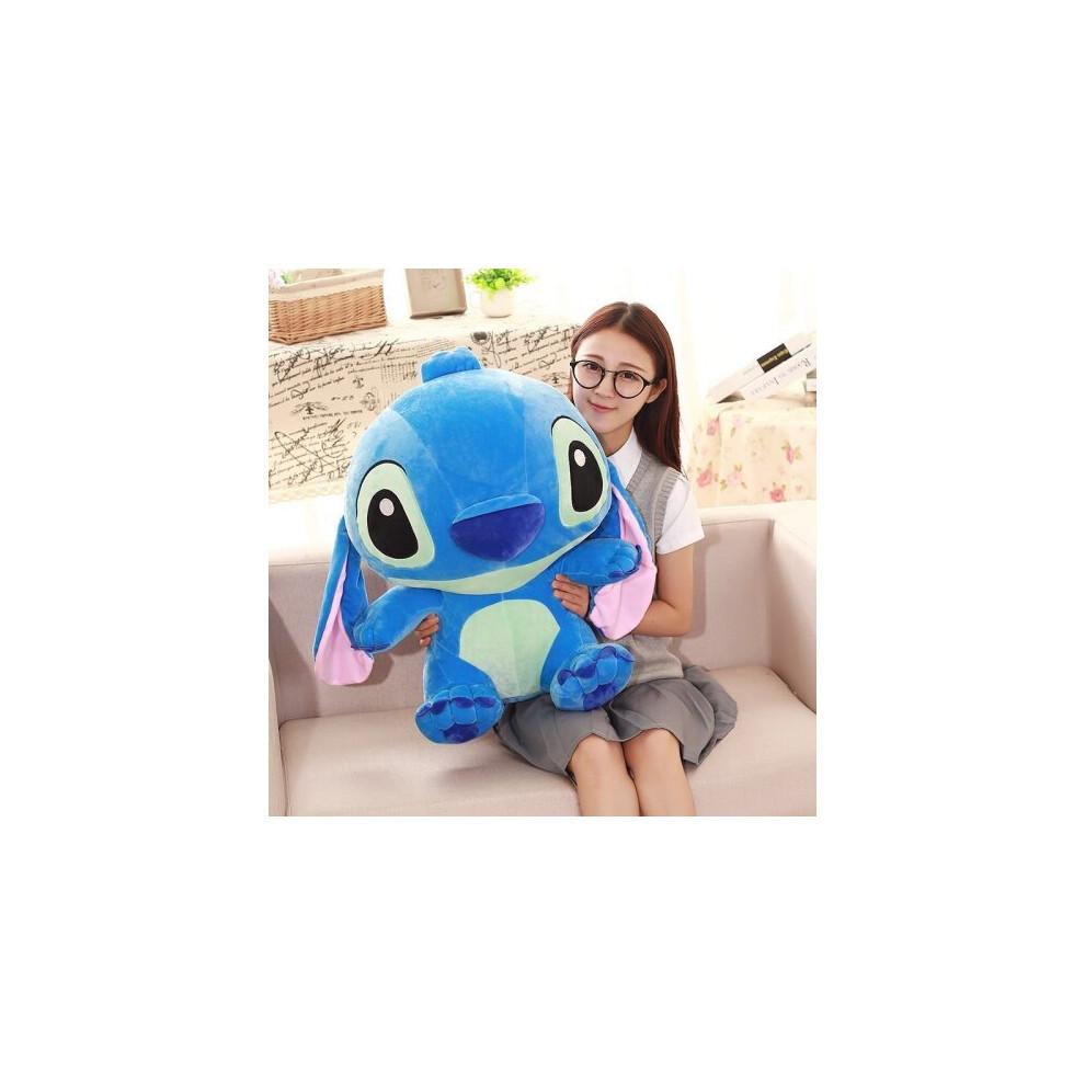 (Stitch, 50CM) Kawaii Stitch Long Ears Plush Toys Disney Cute Dolls Soft Pillows for Baby Kids Dear Person Gift