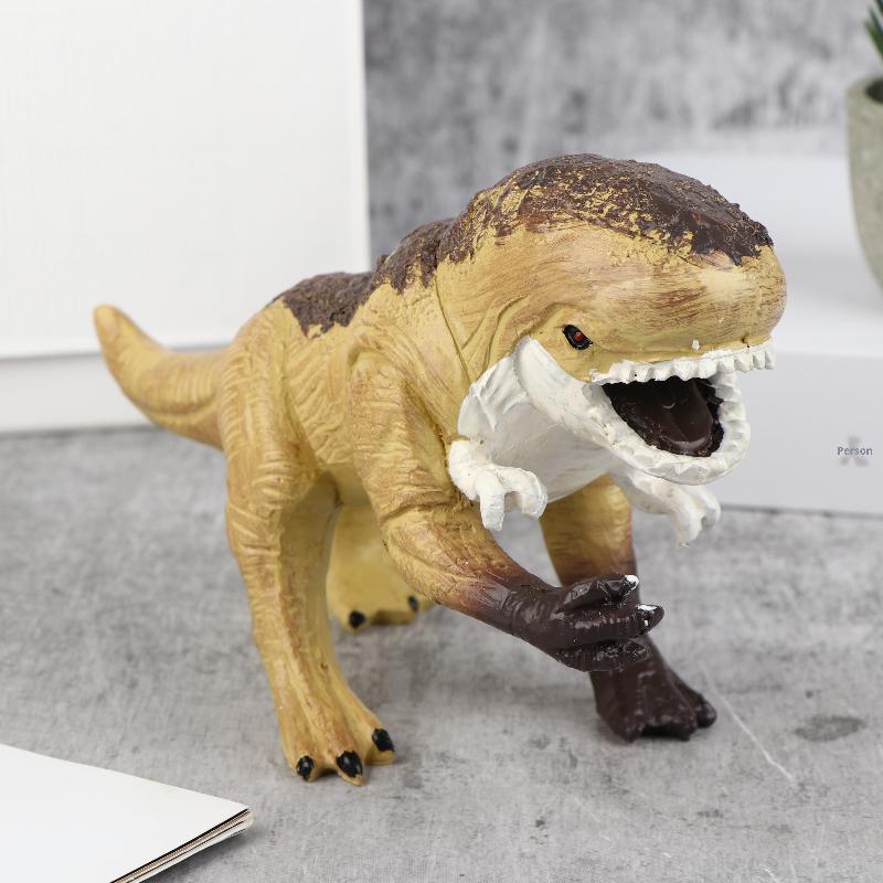 Simulation Tyrannosaurus Action Figures Statue Dinosaur Resin Model Toy Desktop Decoration Collection Toys Boys Birthday Gifts