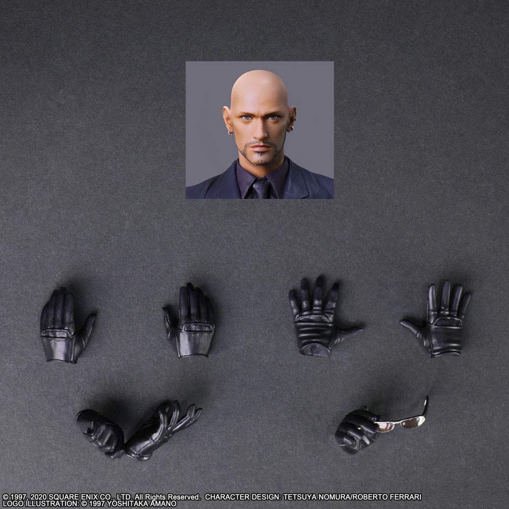Final Fantasy VII Remake PLAY ARTS Kai Rude PVC Painted Action Figure