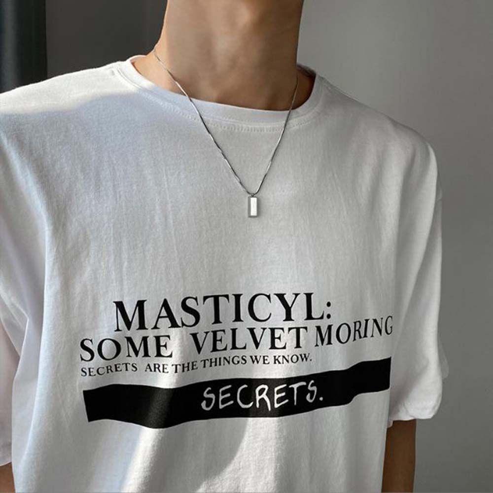 Sweater Chain Boyfriend Gift Korean Style Necklace Men Necklace Clavicle Chain Geometric Necklace