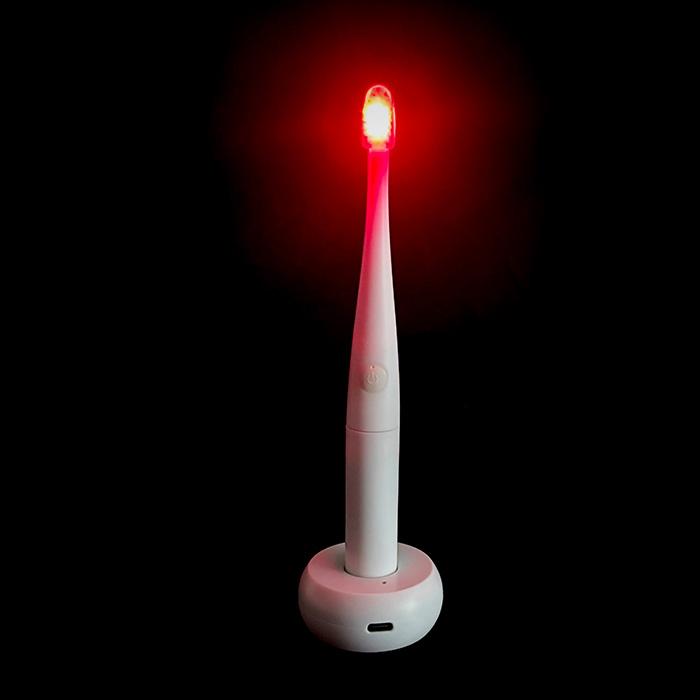 Red Light Therapy Teeth Toothbrush | Gum Care | Soothe Gums| Improve Blood Circulation | Reduce Redness and Irritation белый