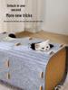 Four Seasons Multi-Layer Cat Condo with Enclosed House and Scratch Board