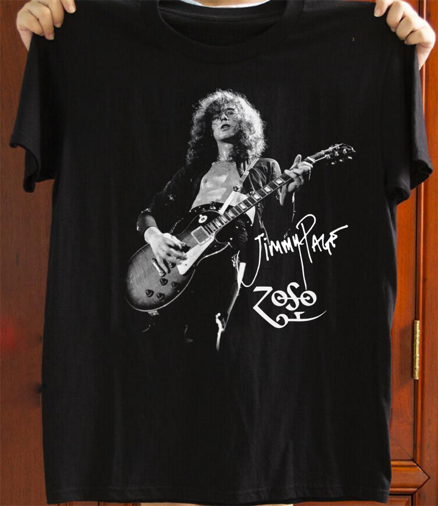 

JIMMY PAGE ZOSO Tee T Shirt S-4XL Gifl For Fan Signature DO199 Unisex T-Shirt S