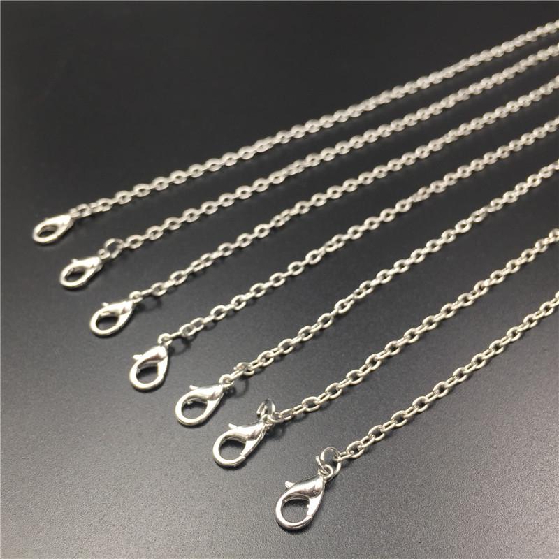 2pcs 50cm Necklace Chain for Men and Women DIY Jewelry Pendant Matching