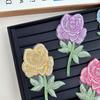 1Pc Garment Accessories Fashion Flower Applique Fabric Sticker Dress Embroidered Sewing DIY Stickers Cheongsam Patch 3D Peony