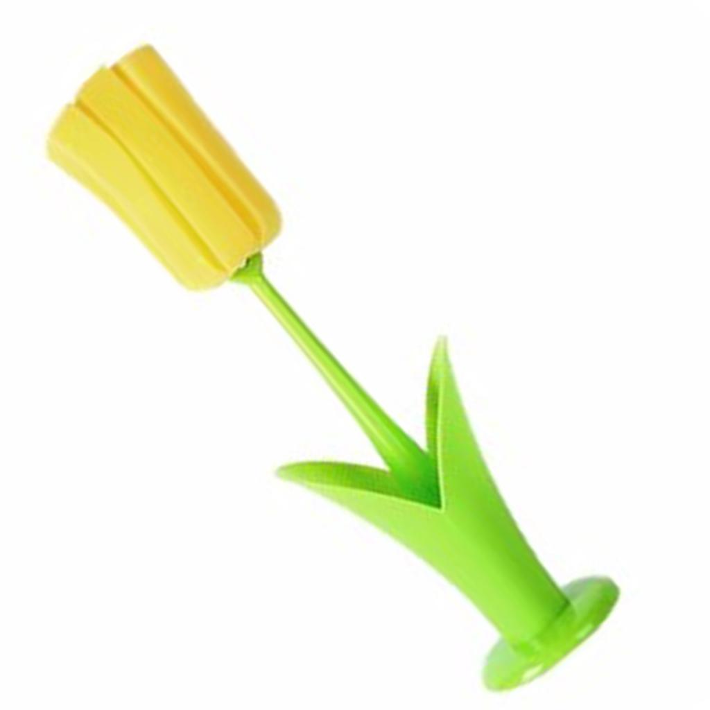 2PCS Sponge Cleaning Brush Long Handle Grip Cup Brush for Coffee Mugs Winebottle Baby Bottles