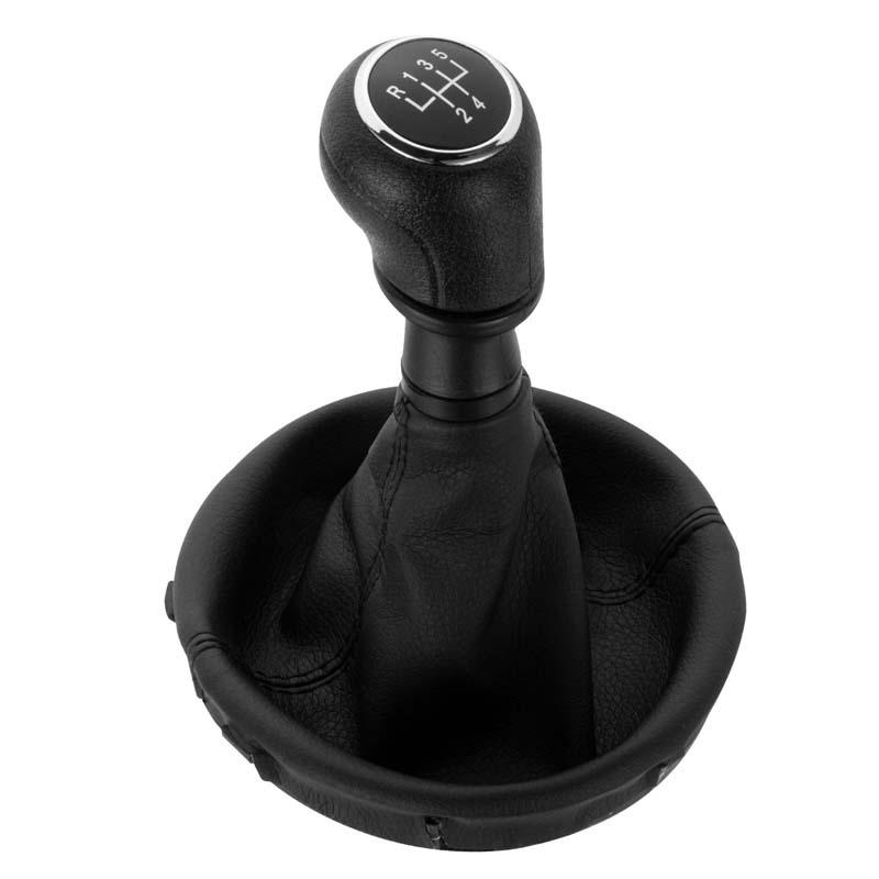 Full Kit Leather Gear Shift Knob Boot Cover for Volkswagen VW Transporter T5 T5.1 T6 MKV 03-2011 5/6 Speed Gaiter Knobs