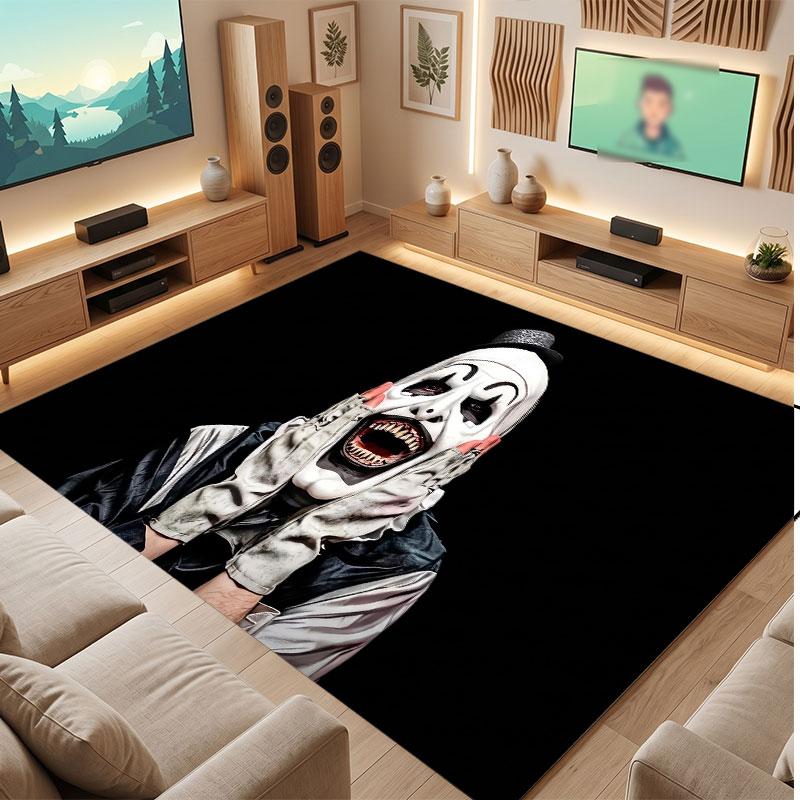Terrifier Art the Clown Rug Soft Thick Non Slip Floor Carpet for Bedroom Living Room Home Decor