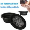Face Ice Bath Bowl for Facials Plunge Dipping Face Folding Ice Facials Washbasin Facials Skin Cares Tool for Home Travel