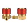 Refrigerant Quick Couplers Adapter QC1234HL Car Tools 90 Degree Car Air Conditioning Parts For R1234YF To 134a Adapter