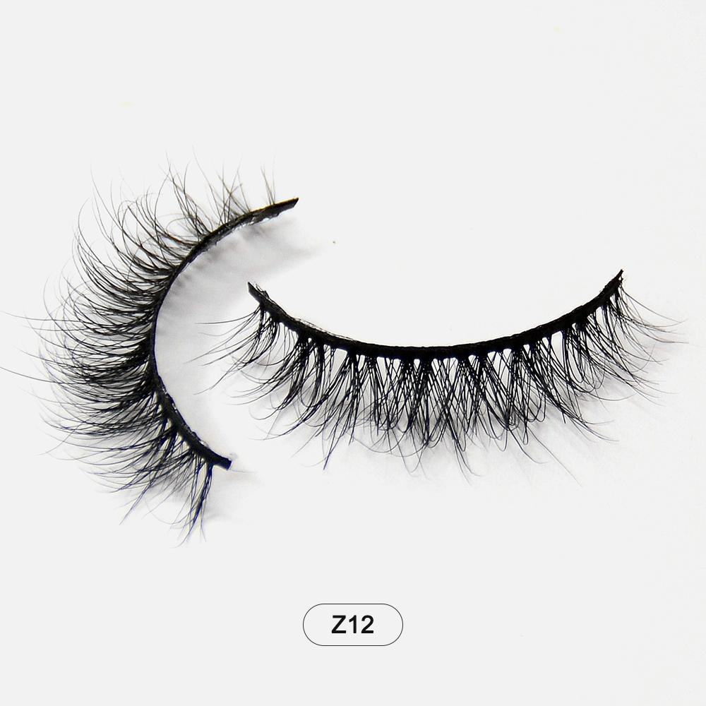 Dropshiping Makeup Mink Lashes Fluffy Soft Full Fake Eyelashes Natural False Eyelashes Wispy Lash Extension