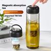 Gianxi Magnetic Elastic Tea Cup Tritan Large Capacity Water Cup For Men Magnetic Tea Separation Cup Water Bottle