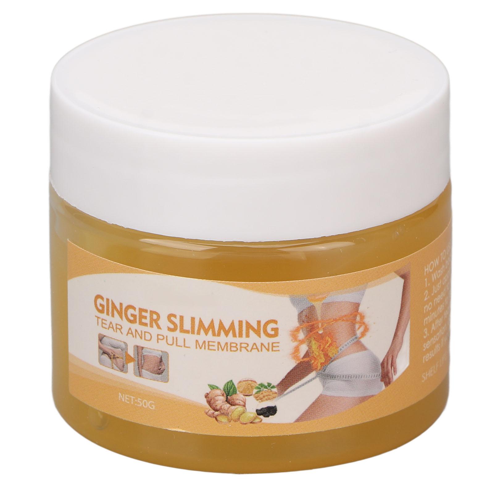 

2pcs 1.8oz Ginger Slimming Mask Herbal Firming Lifting Weight Loss Fat Burning Cream for Belly Arm