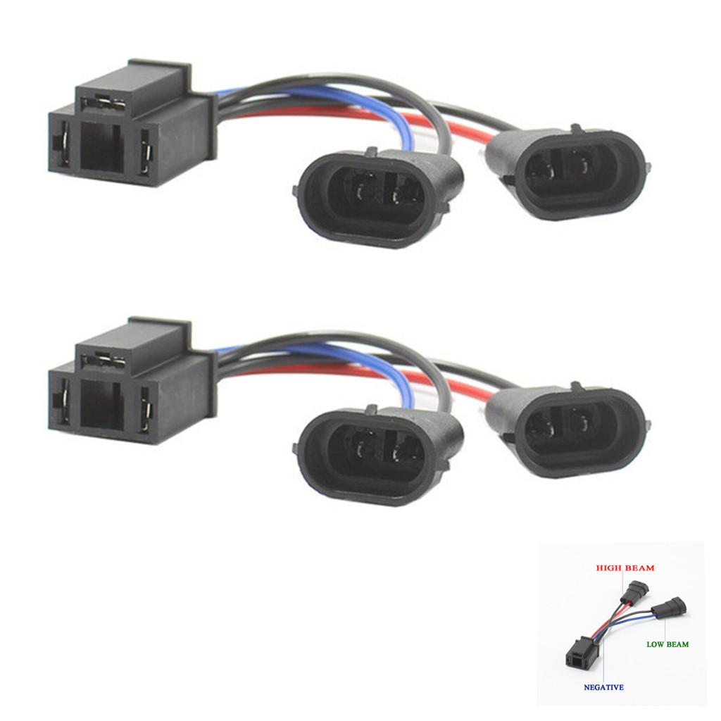 Motociclete Split Y H9/H11 la H4 adaptor cablaj de conversie Pentru Faruri