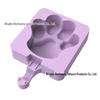 Silicone 3-Cavity Popsicle & Ice Cube Tray with Lid