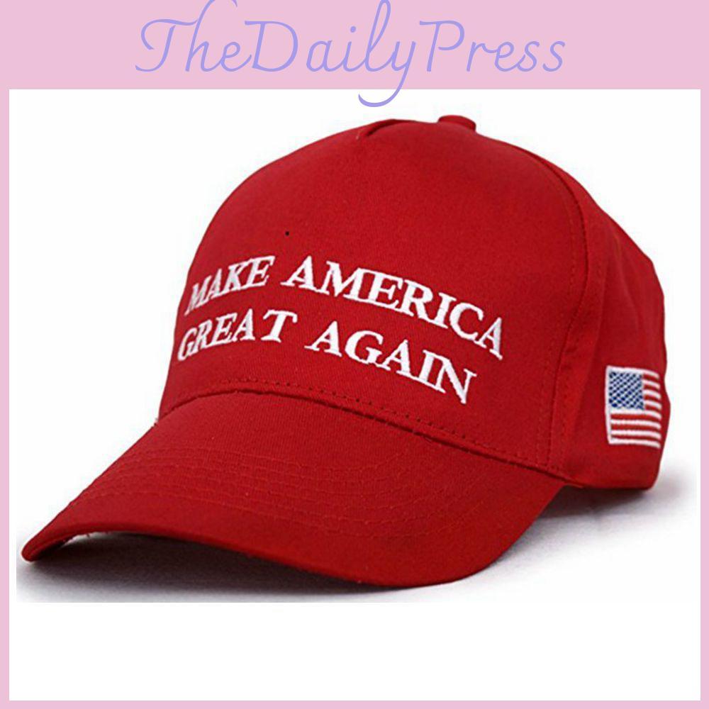 American Election Themed Cotton Baseball Cap With Short Brim For Summer